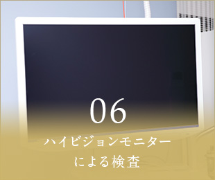 06 ハイビジョンモニターによる検査